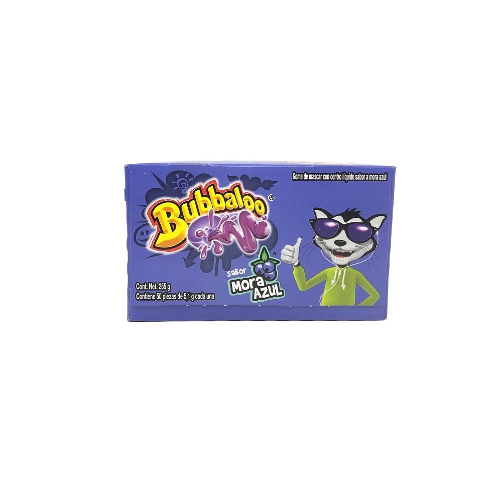 Chicle Mora Azul - Bubbaloo  - 50 piezas