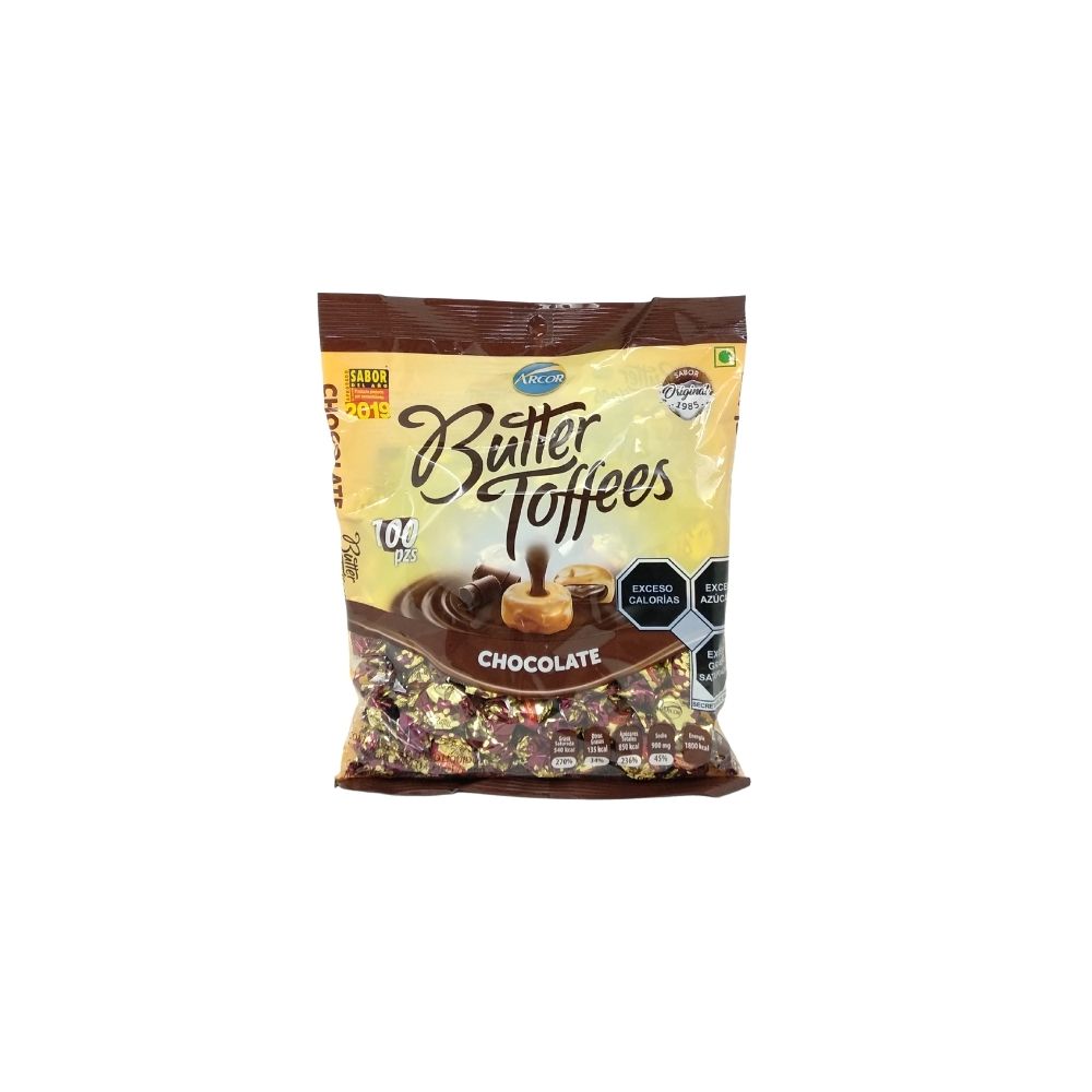 Butter Toffees Chocolate - Arcor - 100 piezas