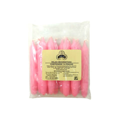 Velas Decorativas - Colorim - 12 Piezas