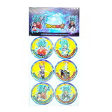 Dragon Ball Super Broly Distintivos - 8 piezas