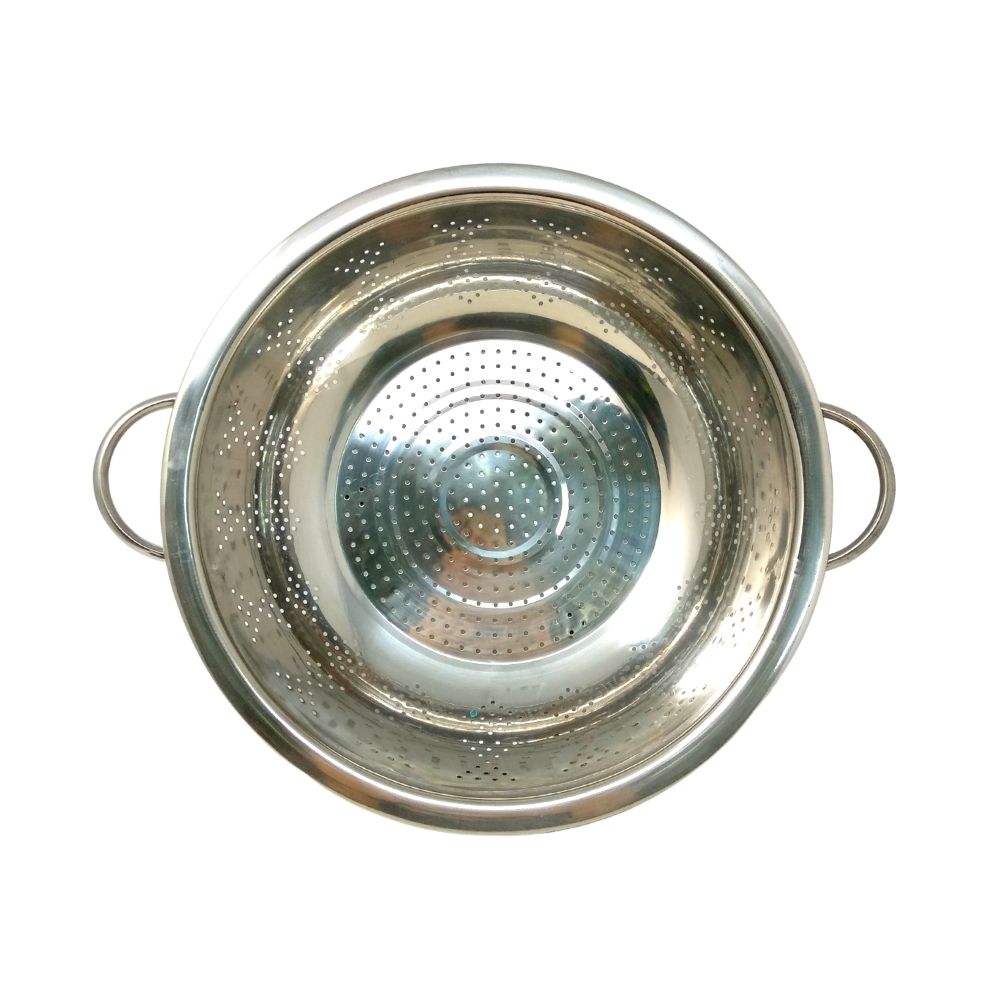Escurridor de acero inoxidable doble asa 36 cm Travessa