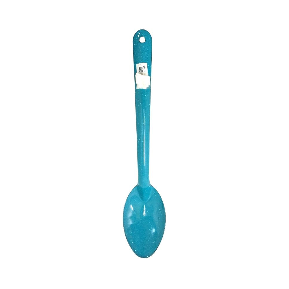 Cuchara mediana de peltre azul GS Distribuidora