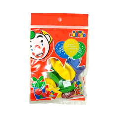 Globos Impresos "Feliz Cumpleaños" #9 - Globos Payaso - 10 Piezas