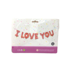 Letrero de Globos  "I love you"