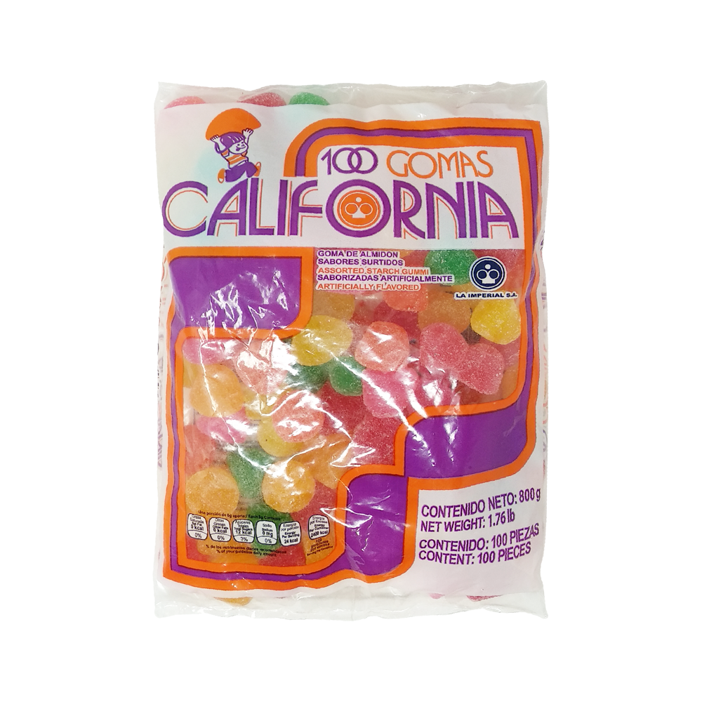 Gomas California - La Imperial - 100 piezas
