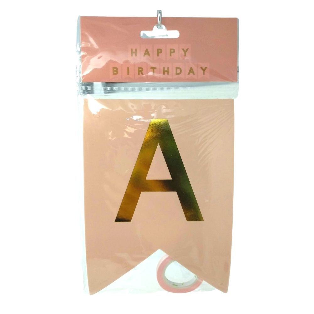 Letrero Colgante Happy Birthday - VM Fiestas