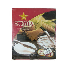 Tortilladora de fierro Estrella 7.5"