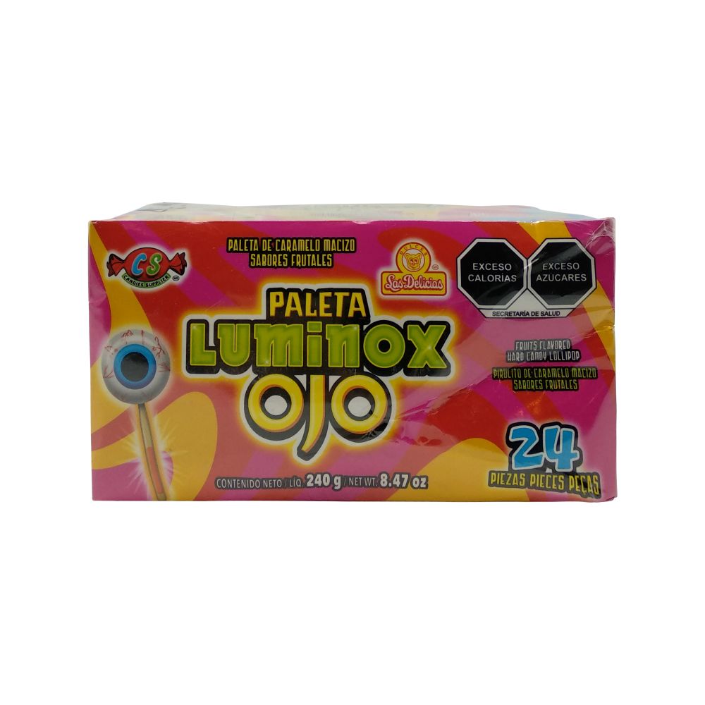 Paleta Luminox Ojo - Las Delicias - 24 piezas