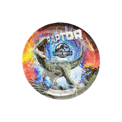 Jurassic World Platos Pasteleros 6 Pzas