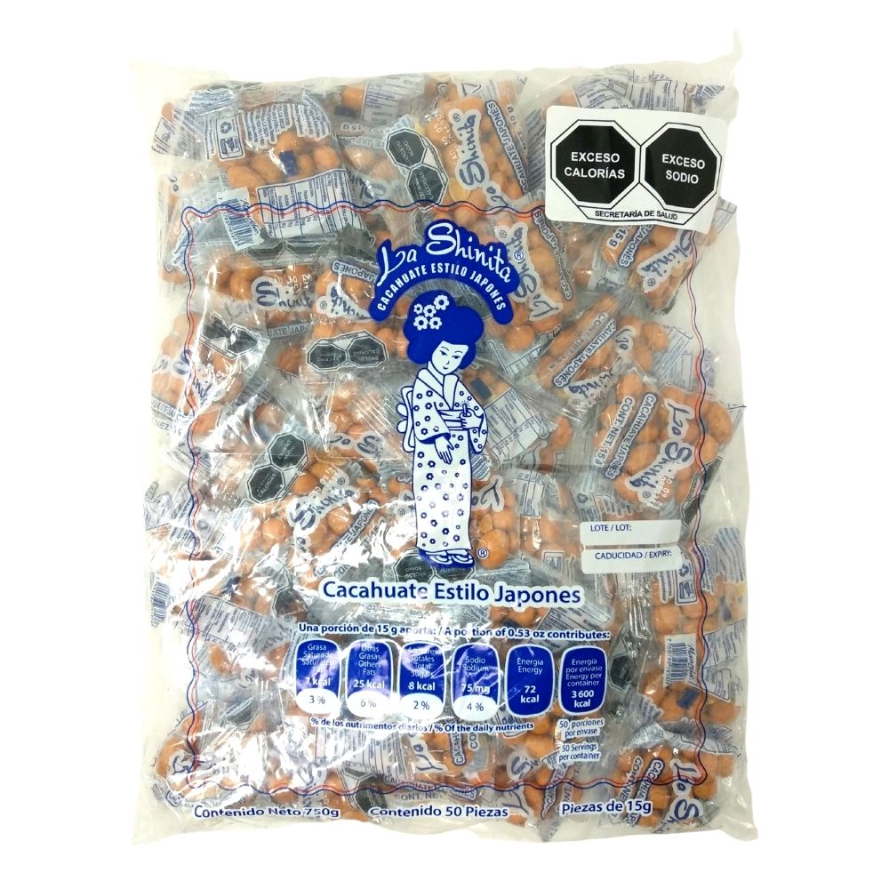 Cacahuates Japoneses - La Shinita - 50 piezas