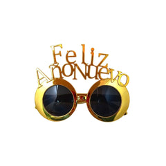 Lente Metálico Feliz Año Nuevo