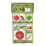 Lotería didáctica de las verduras