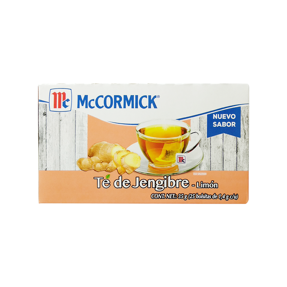 Té de Jengibre con Limón - McCormick - 25 bolsitas