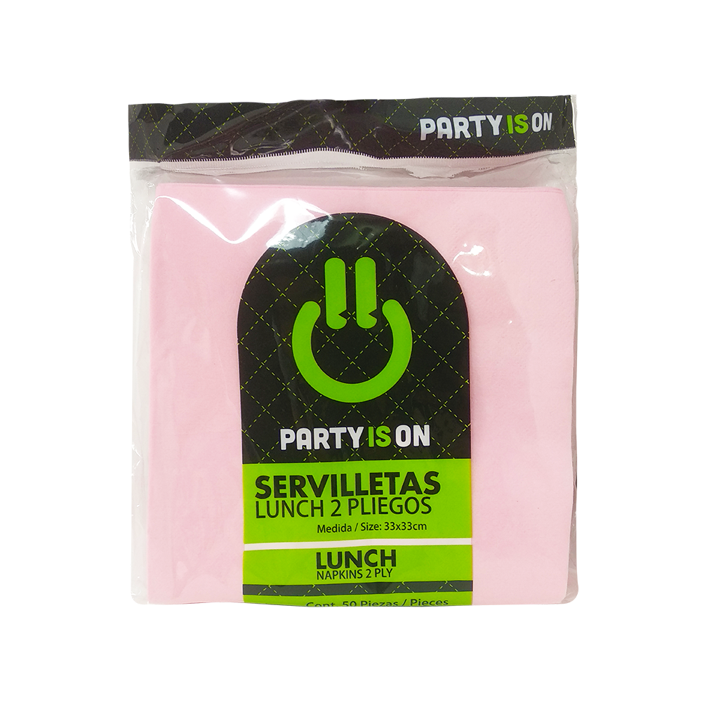Servilletas Lunch - Party Is On - 50 Pzas