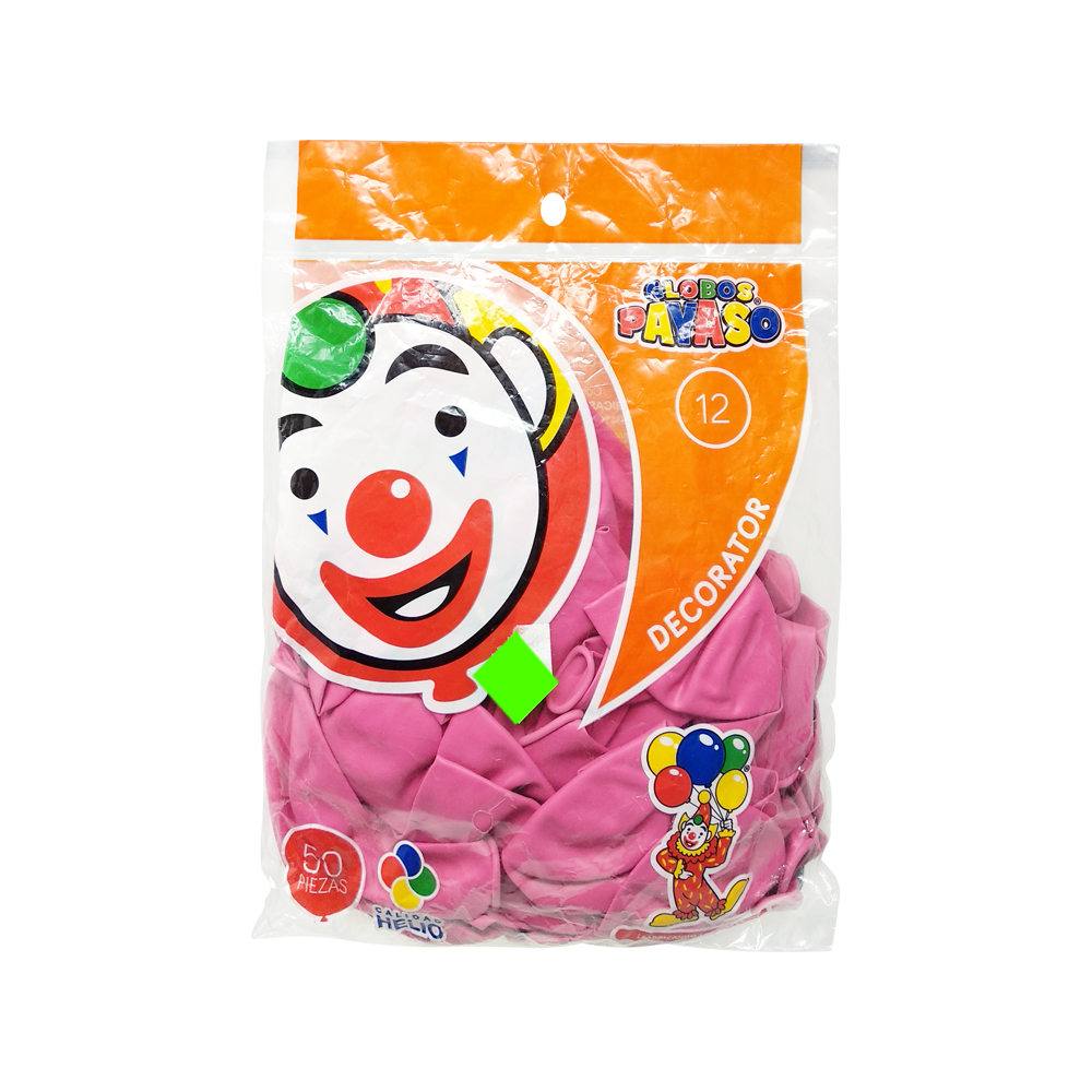 Globos Payaso #12 - 50 piezas