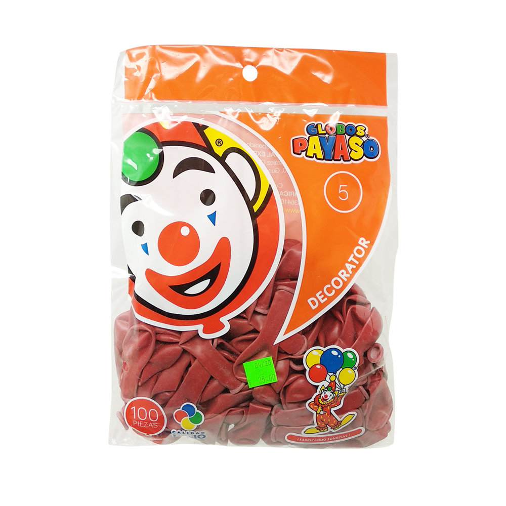 Globos Payaso #5 - 100 piezas