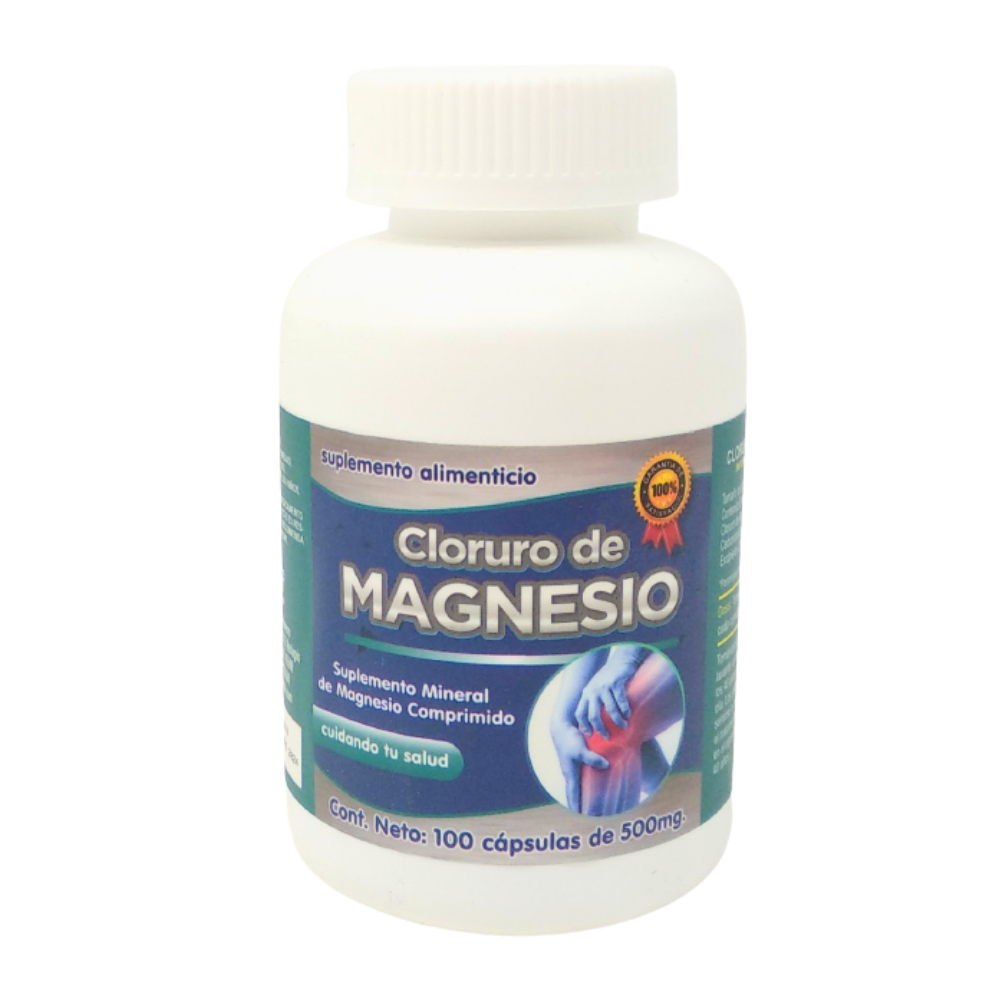 Cloruro de Magnesio - 100 cápsulas