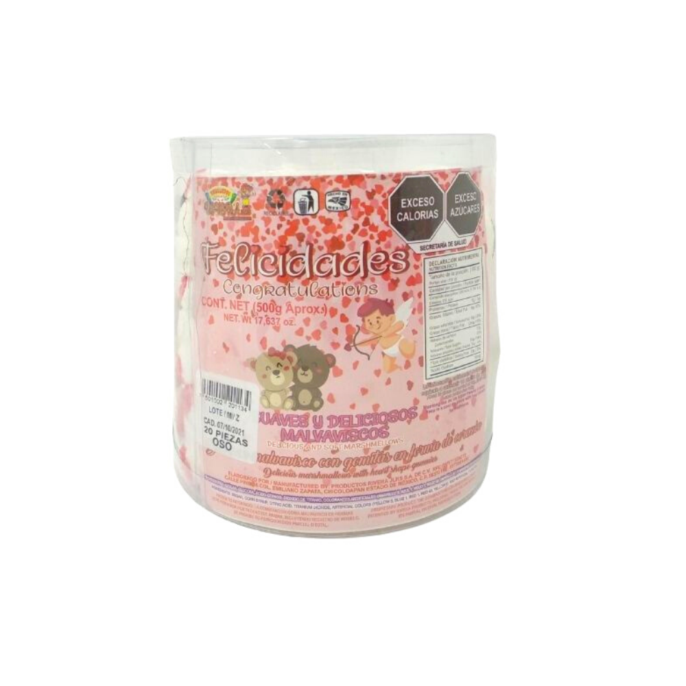 Malvaviscos Ositos - Productos Rivera - 20 Pzas