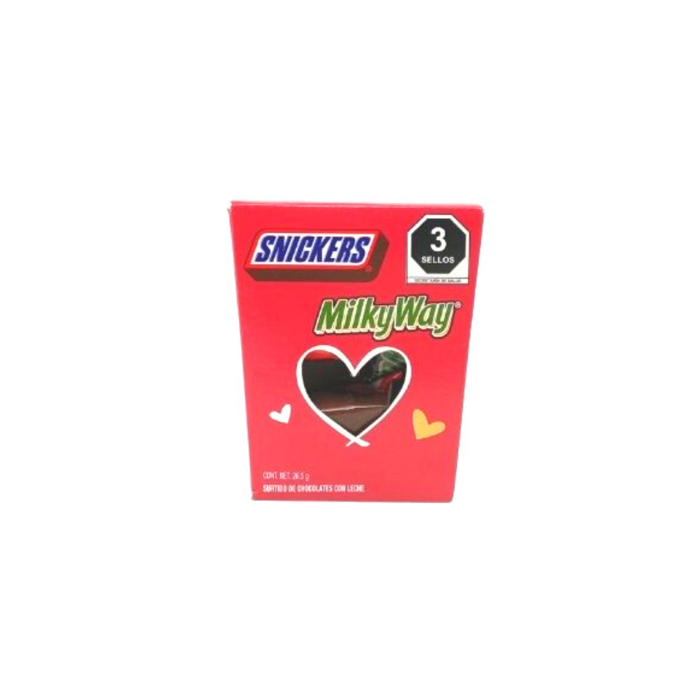 Surtido de chocolates - Snickers & Milky Way - 26.5 g