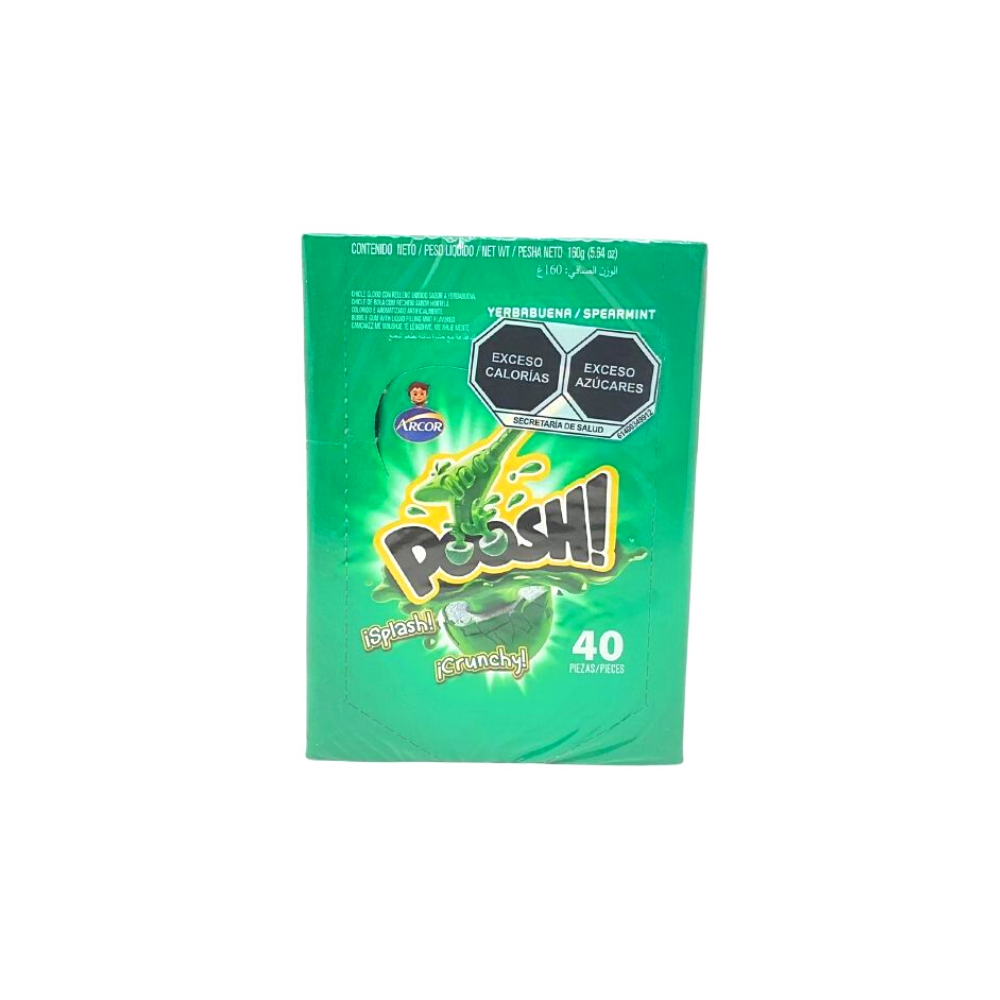 Chicle Poosh Yerbabuena - Arcor - 40 piezas