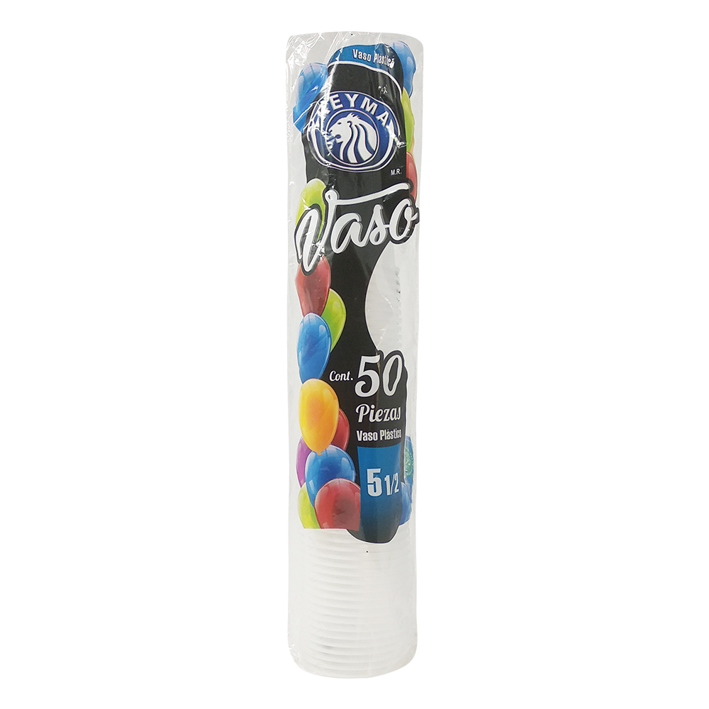 Vaso plástico - Reyma - 50 Piezas