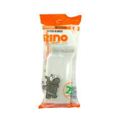 Cubiertos Medianos Blancos - Rino - 25 Piezas