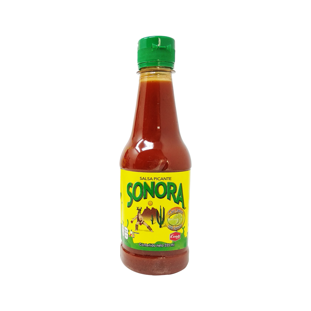 Salsa Picante Sonora con Limón - Salsas Castillo - 355 ml
