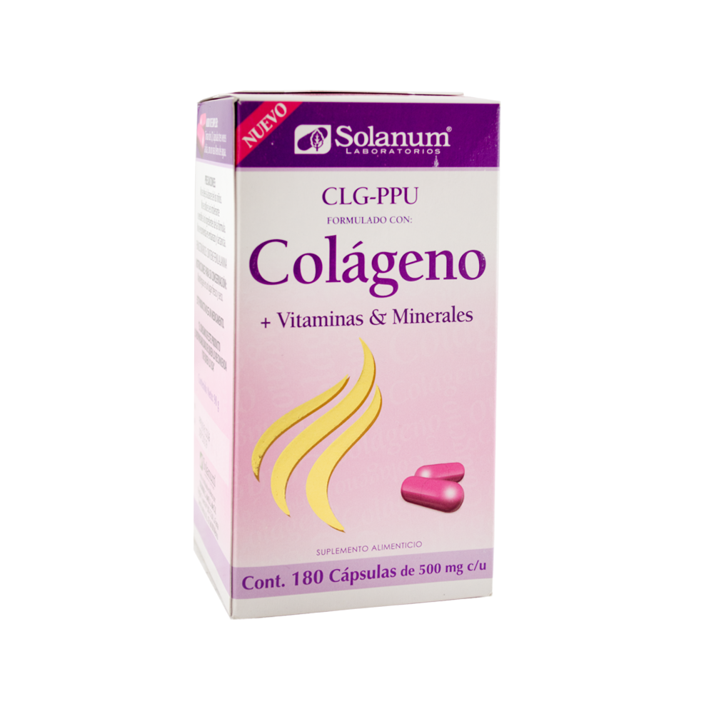 Colágeno + Vitaminas y Minerales  - Solanum - 180 cápsulas