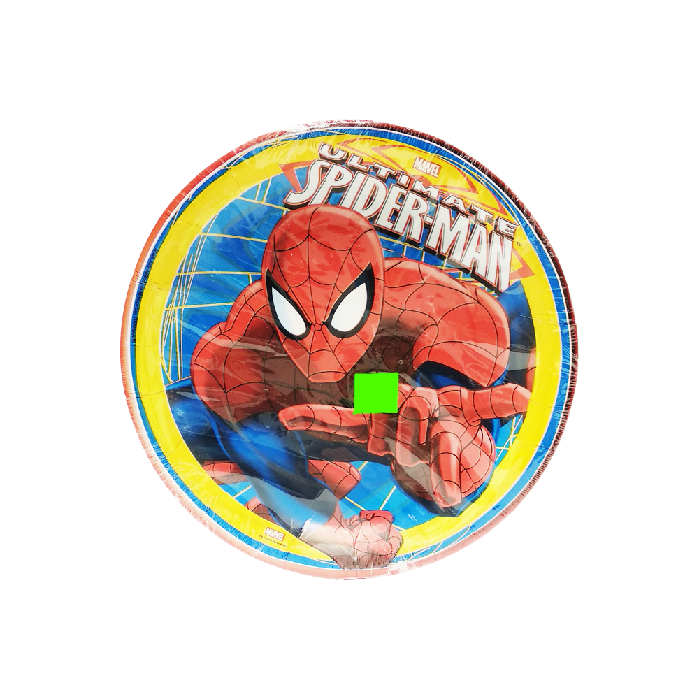 Spiderman Platos Pasteleros 6 Pzas