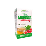 Té de Moringa sabor Arandano - Greenside - 20 pzas