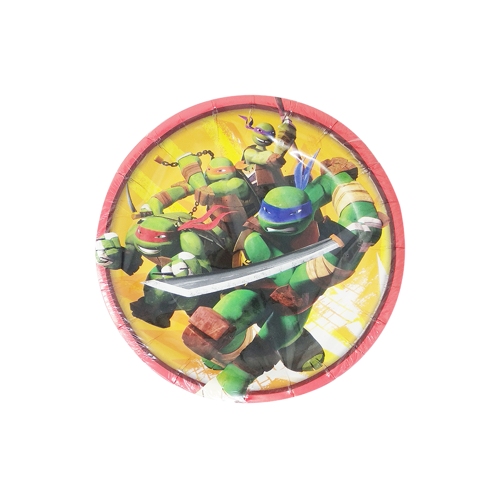 Tortugas Ninja Platos Pasteleros 6 Pzas
