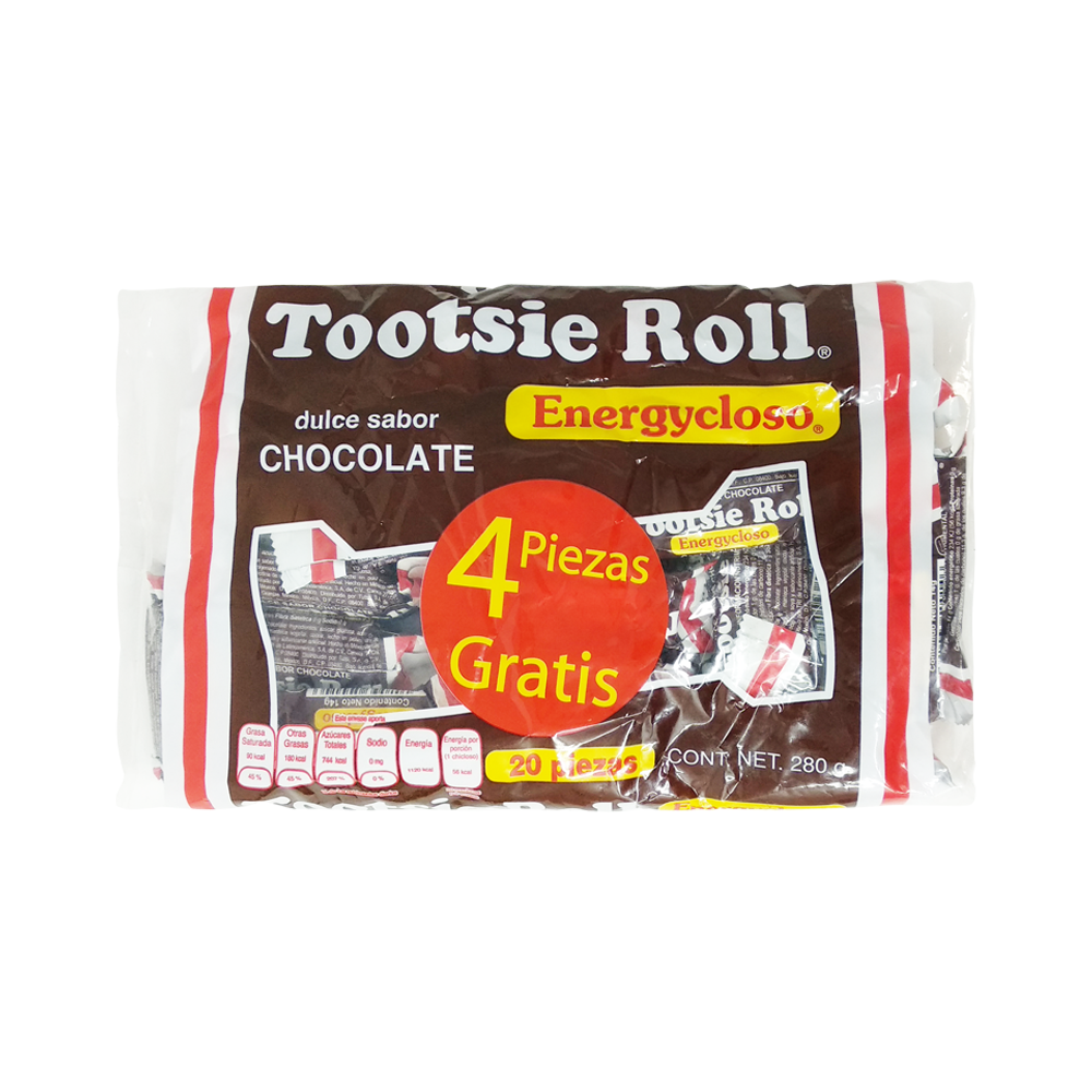 Tootsie Roll Energycloso - Tutsi - 20 pzas