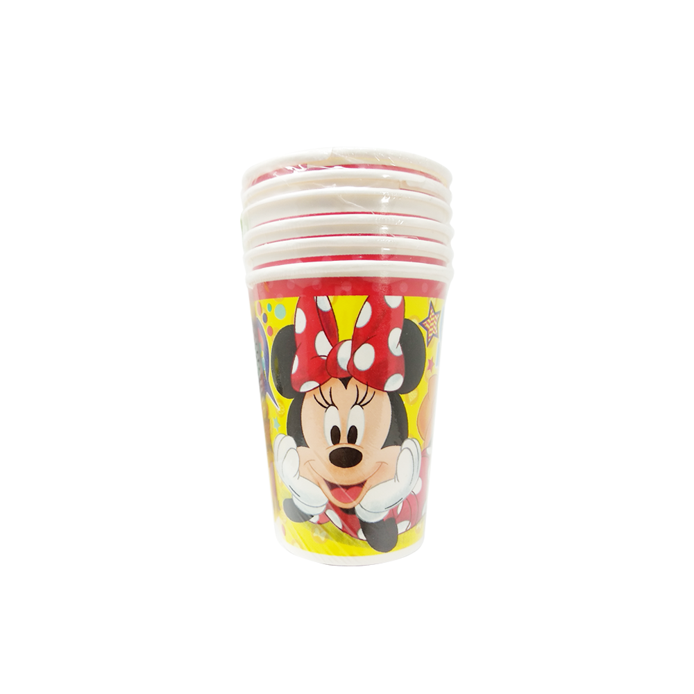 Minnie Mouse Vasos 6 Pzas.