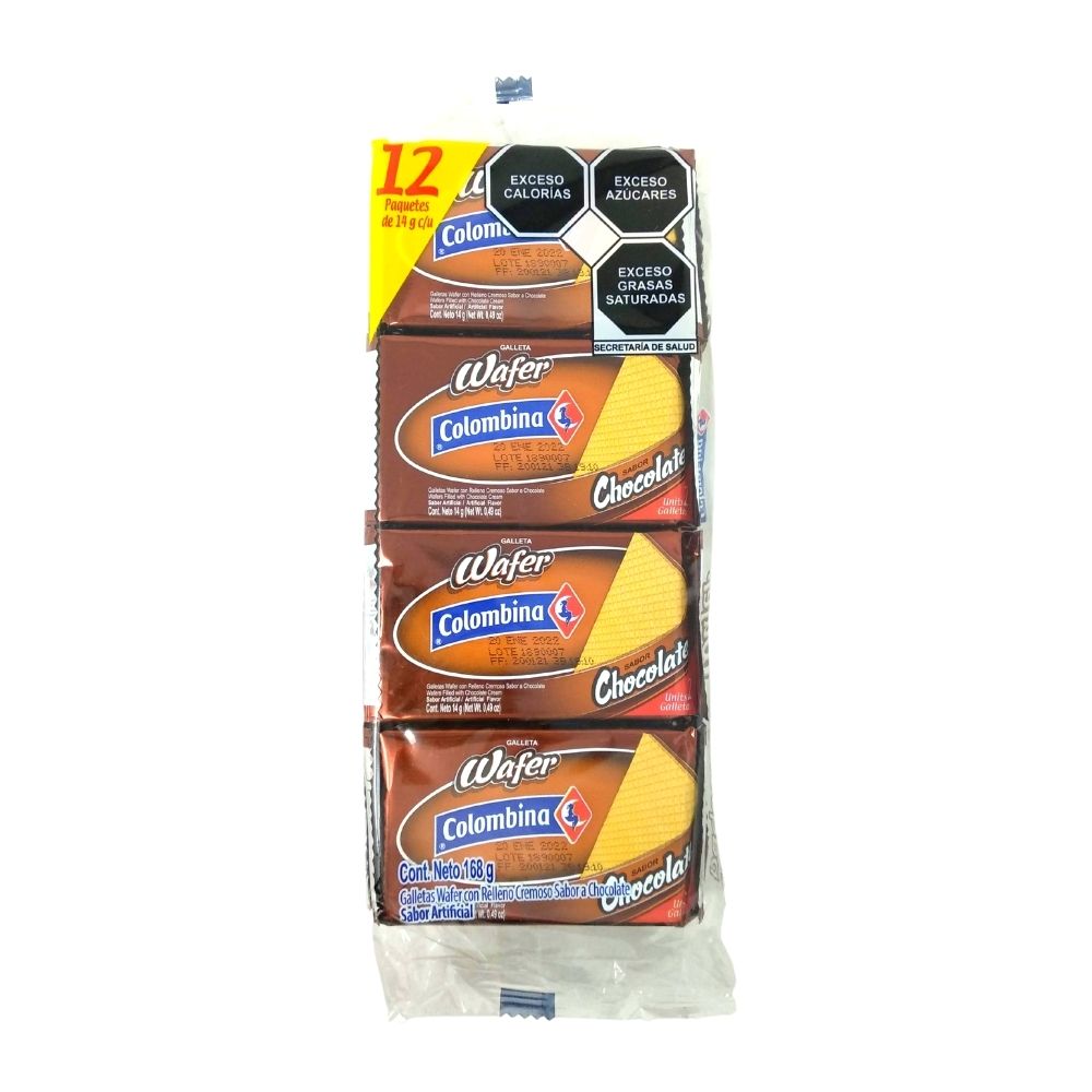 Galletas Wafer - Las Delicias - 12 Paquetes