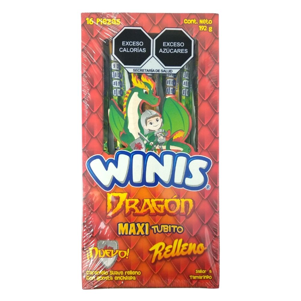 Dragón Maxi Tubito - Winis - 16 Pzas