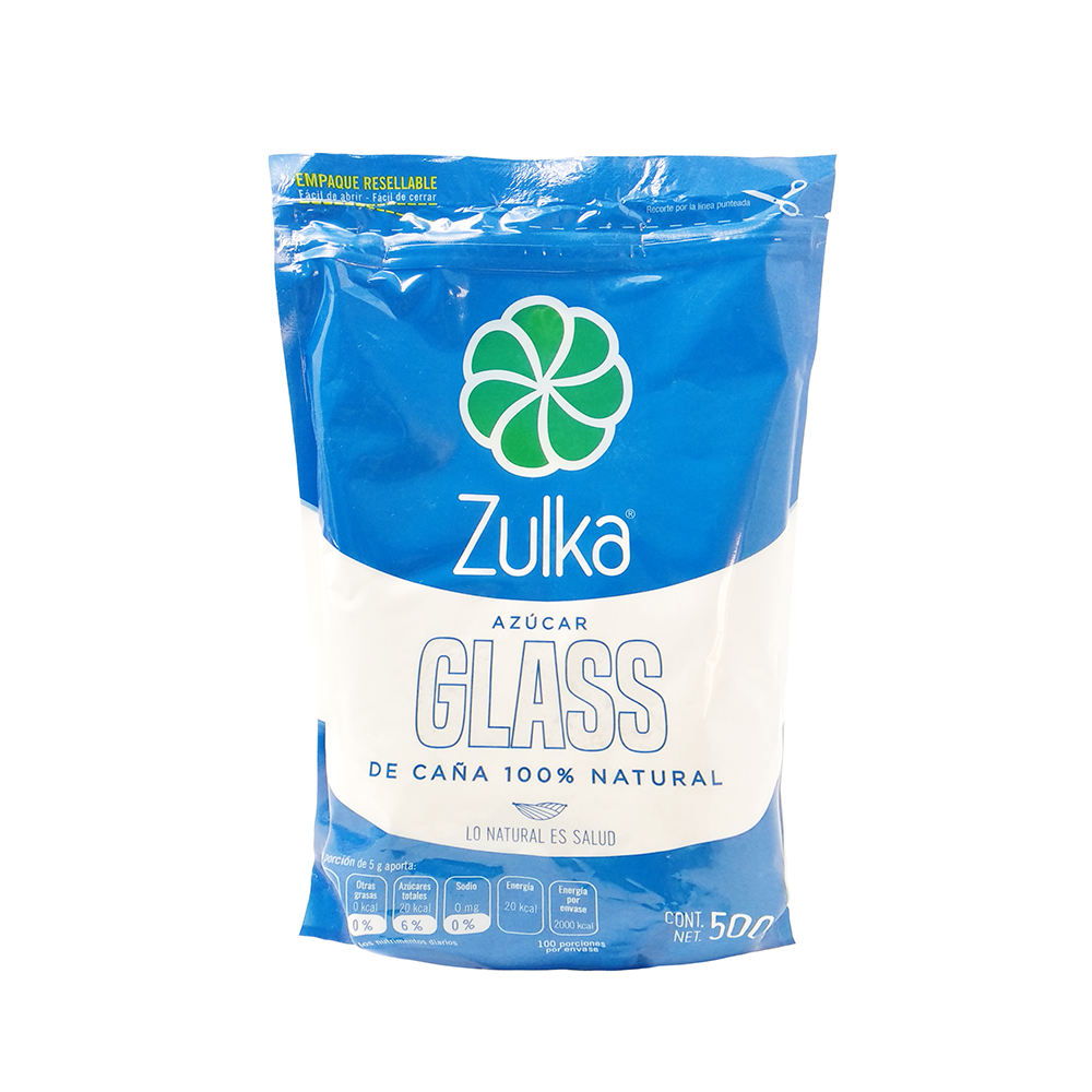 Azúcar Zulka Glass 500g