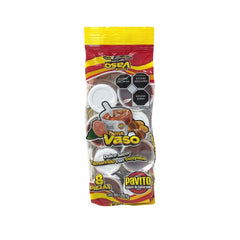 Tama vaso - Pavito - 8 Pzas